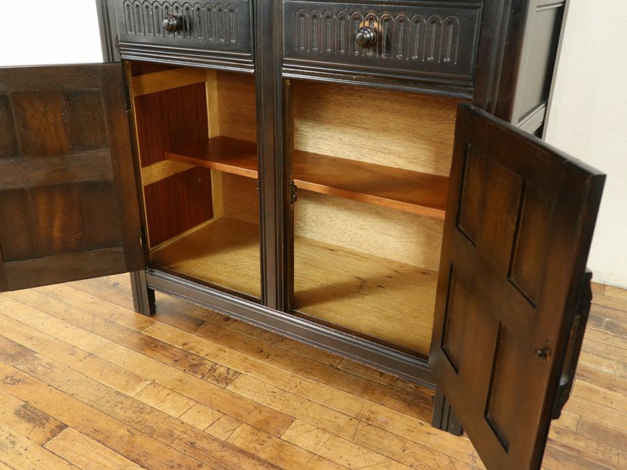 英国アンティーク家具 カップボード 59007