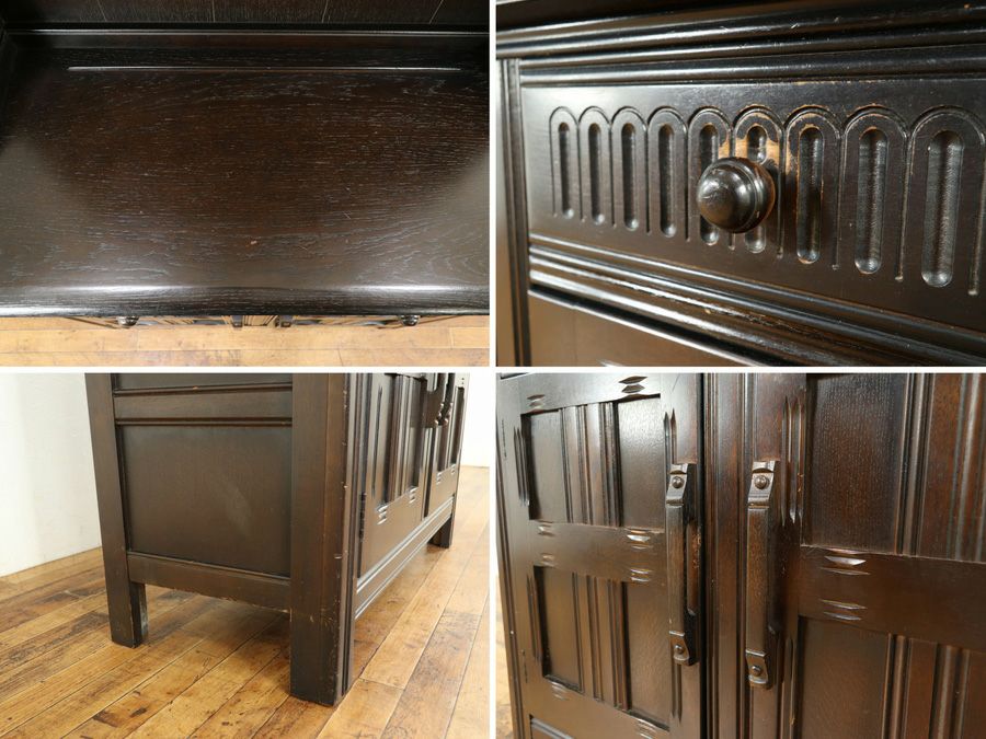 英国アンティーク家具 カップボード 59007