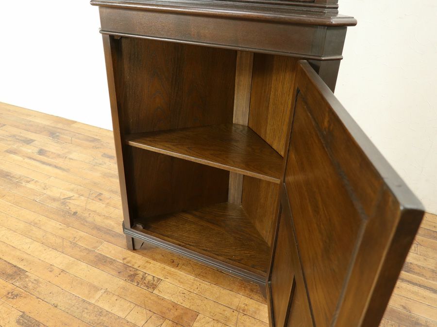 アンティーク家具 コーナーキャビネット 59039