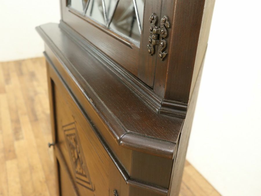アンティーク家具 コーナーキャビネット 59039