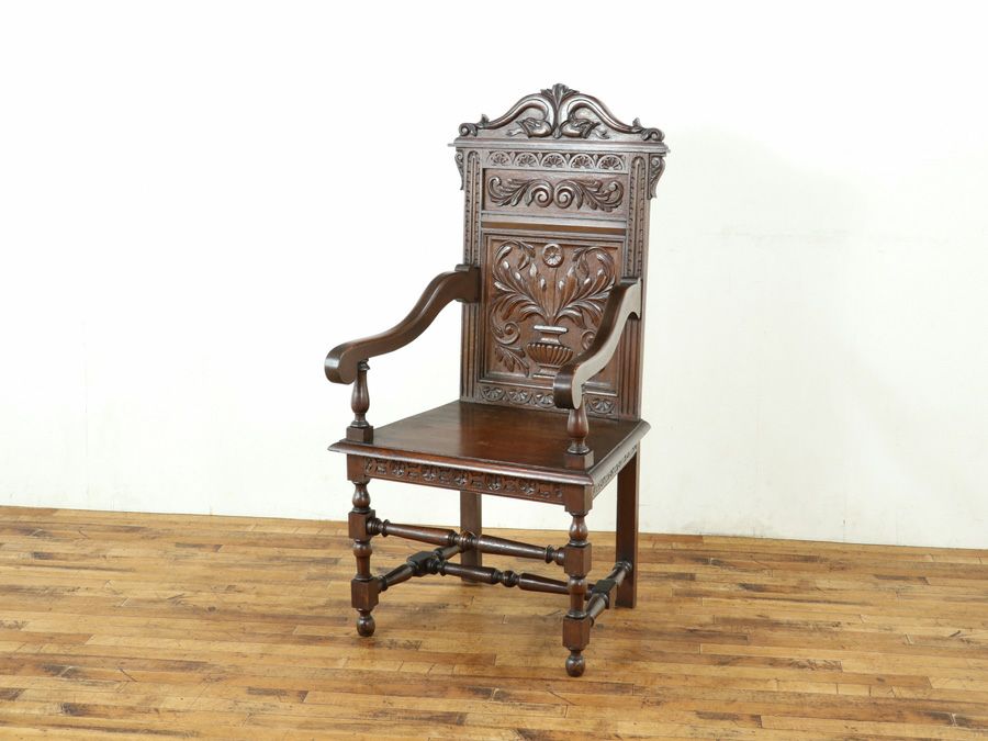 英国アンティーク家具 アームチェア 59171