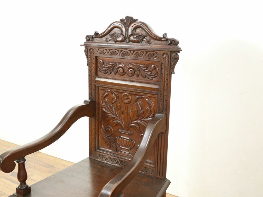 英国アンティーク家具 アームチェア 59171