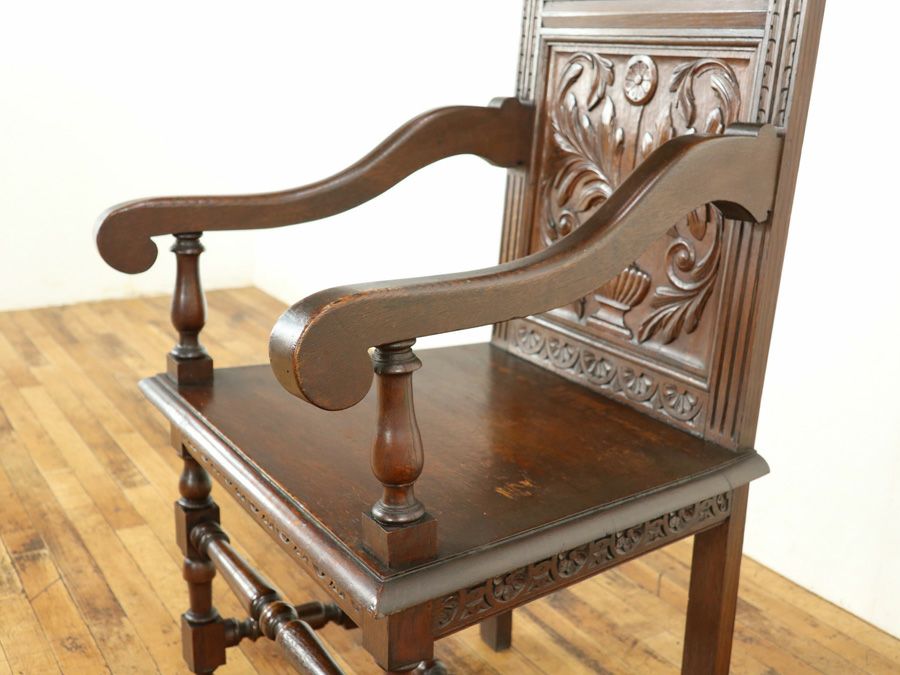 英国アンティーク家具 アームチェア 59171