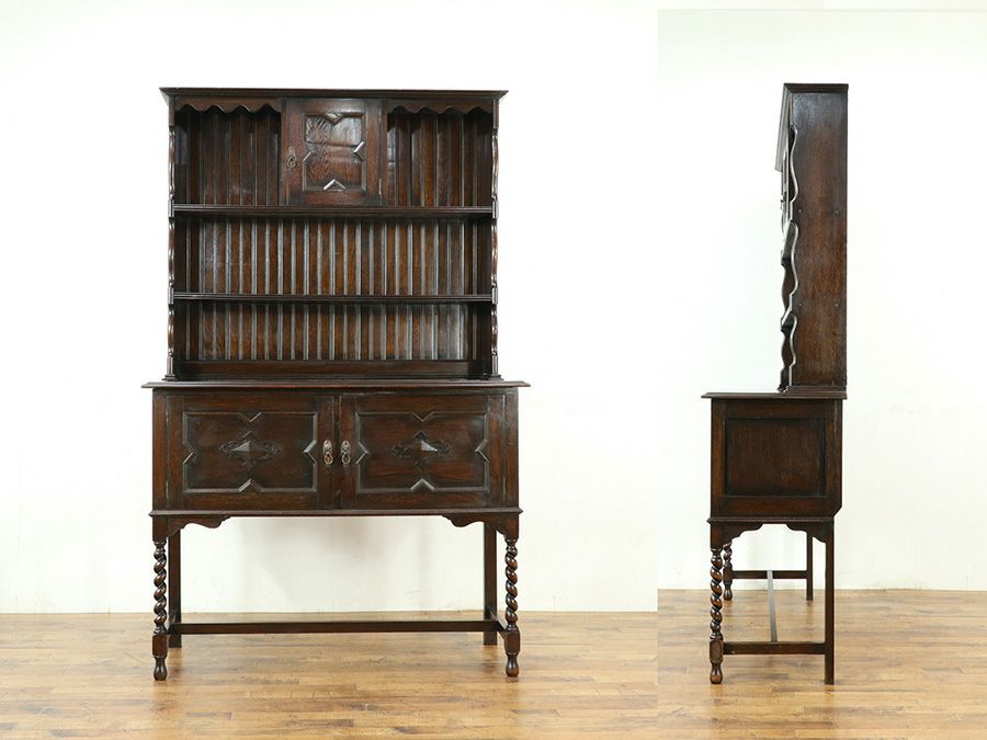 英国アンティーク家具 カップボード 59067