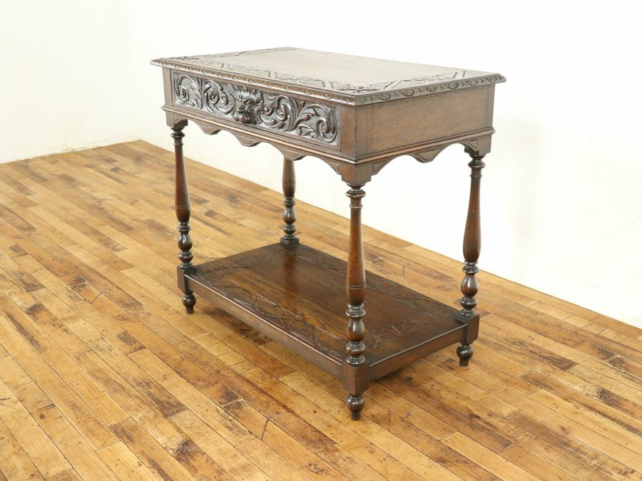 英国アンティーク家具 サイドテーブル 59192