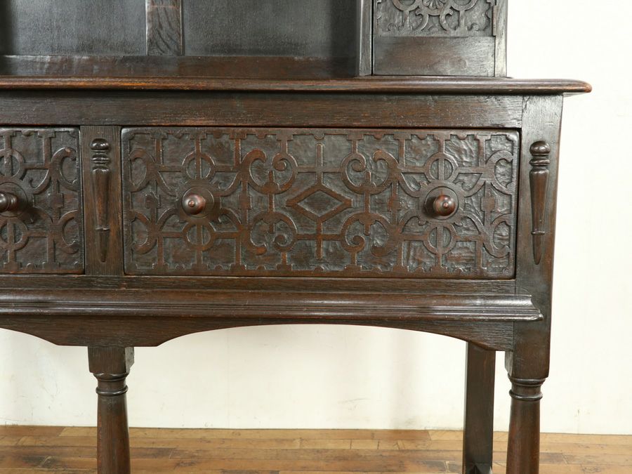 英国アンティーク家具 カップボード 59175