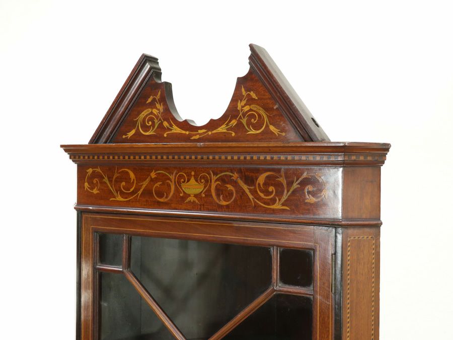 アンティーク家具 コーナーキャビネット 59069