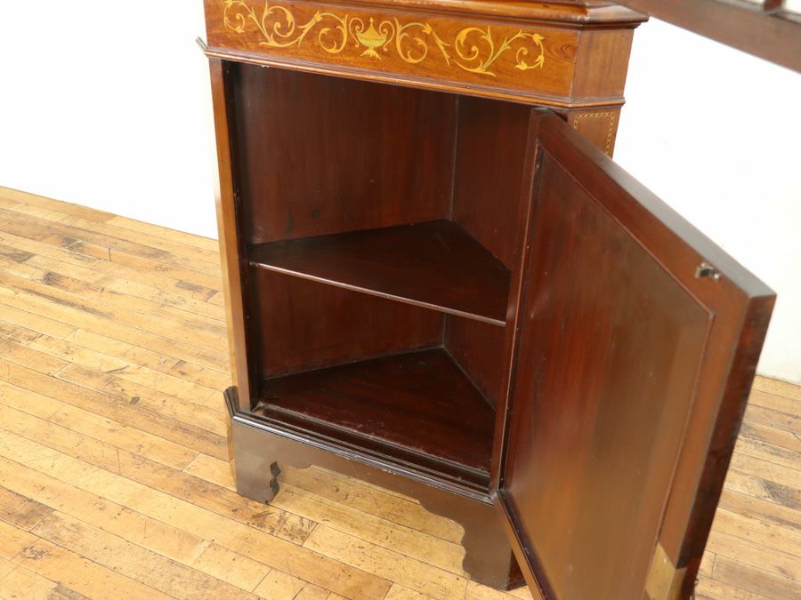 アンティーク家具 コーナーキャビネット 59069