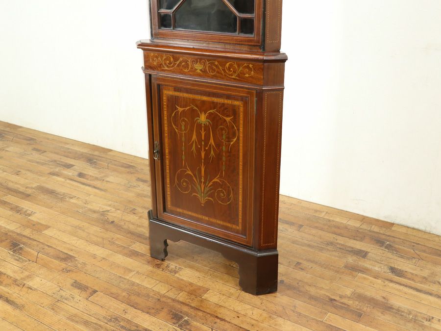 アンティーク家具 コーナーキャビネット 59069