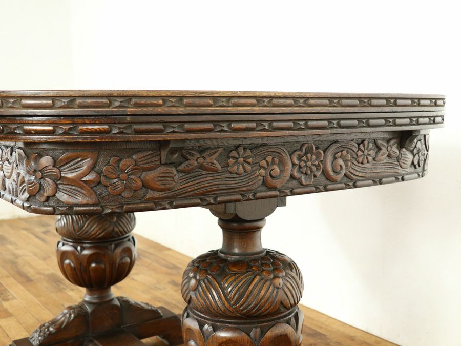 アンティーク家具 ドローリーフテーブル 59135