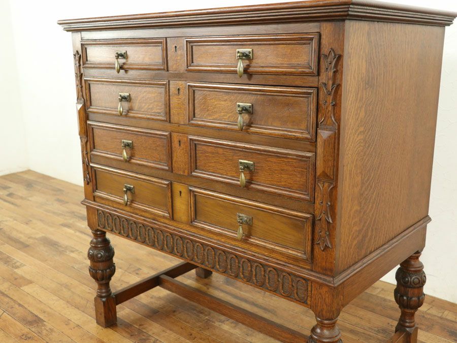 英国アンティーク家具 チェスト 59057
