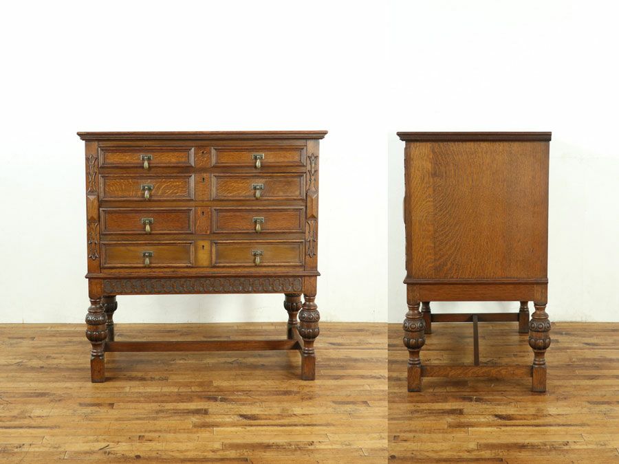 英国アンティーク家具 チェスト 59057