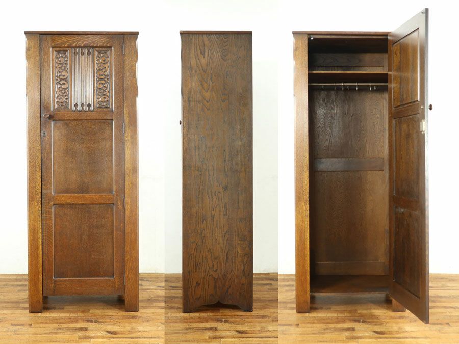 英国アンティーク家具 ワードローブ 59086