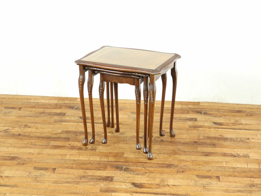 英国アンティーク家具 ネストテーブル 59021