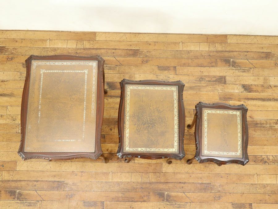 英国アンティーク家具 ネストテーブル 59021