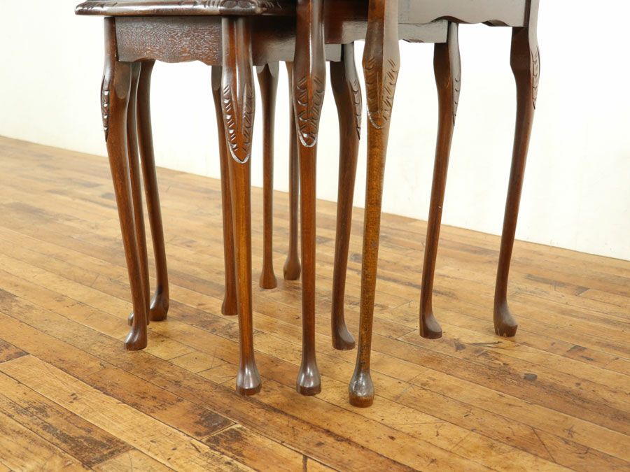 英国アンティーク家具 ネストテーブル 59021