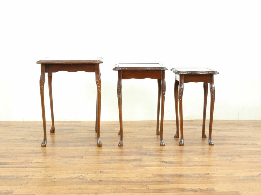 英国アンティーク家具 ネストテーブル 59021