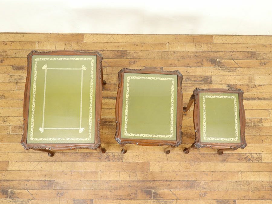 英国アンティーク家具 ネストテーブル 59020