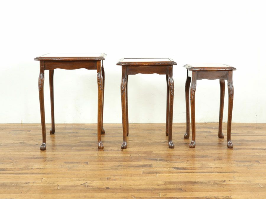 英国アンティーク家具 ネストテーブル 59020