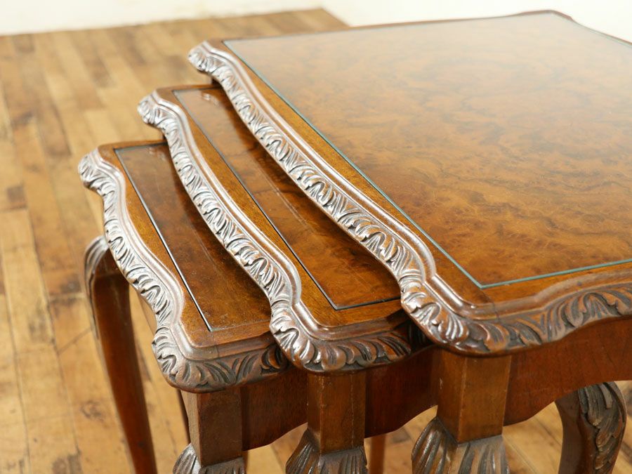英国アンティーク家具 ネストテーブル 59012