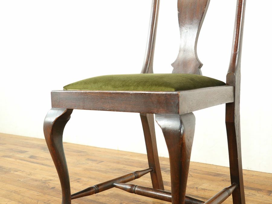 イギリス アンティーク 張替済チェア 59064