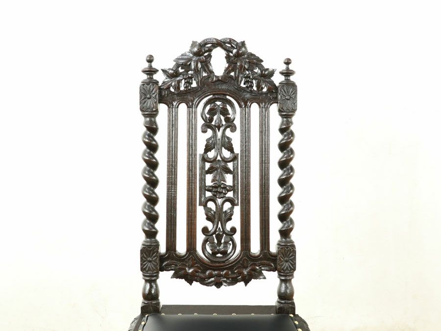 フランス アンティーク 張替済チェア 70485c