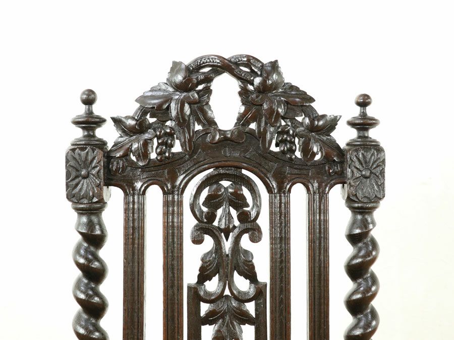 フランス アンティーク 張替済チェア 70485c