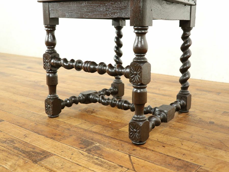 フランス アンティーク 張替済チェア 70485c