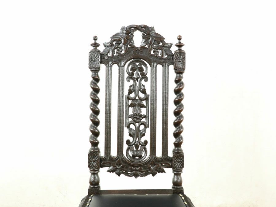 フランス アンティーク 張替済チェア 70485d