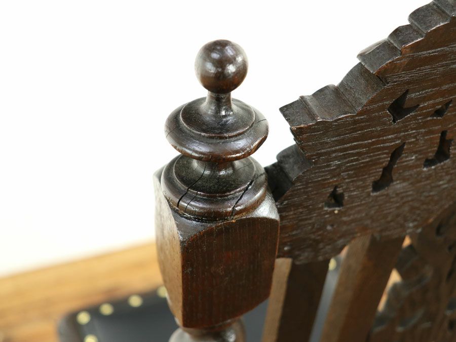 フランス アンティーク 張替済チェア 70485d