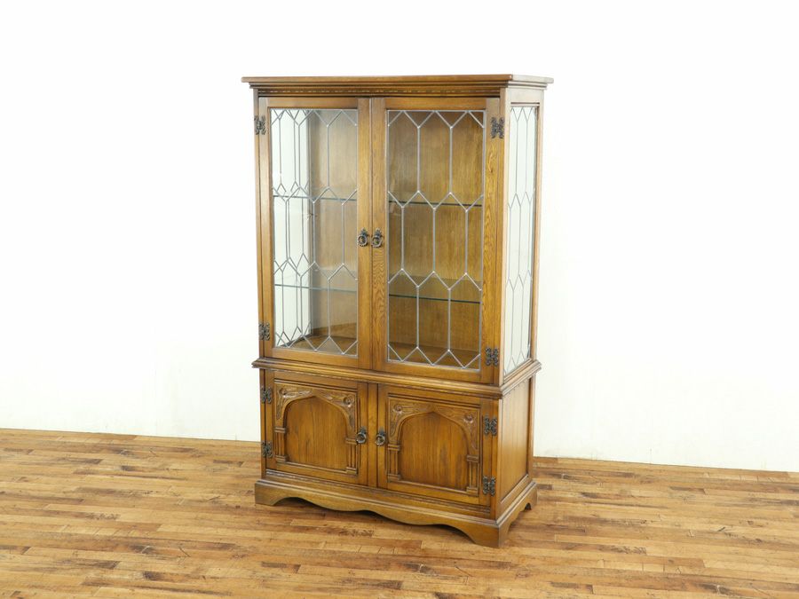 英国アンティーク家具 キャビネット 59126