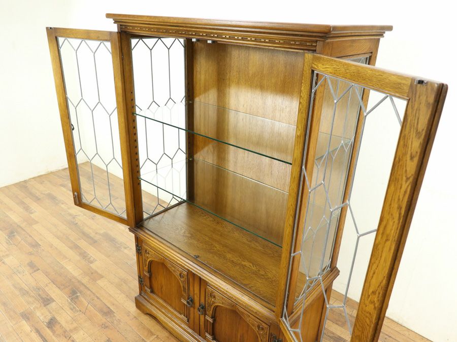 英国アンティーク家具 キャビネット 59126