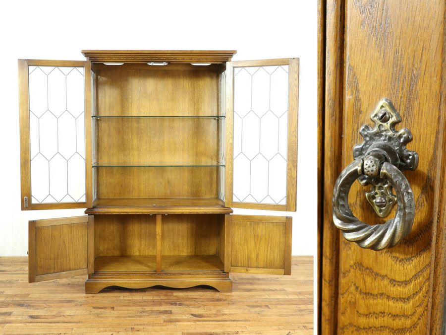 英国アンティーク家具 キャビネット 59126