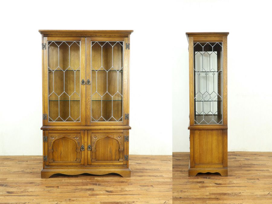 英国アンティーク家具 キャビネット 59126