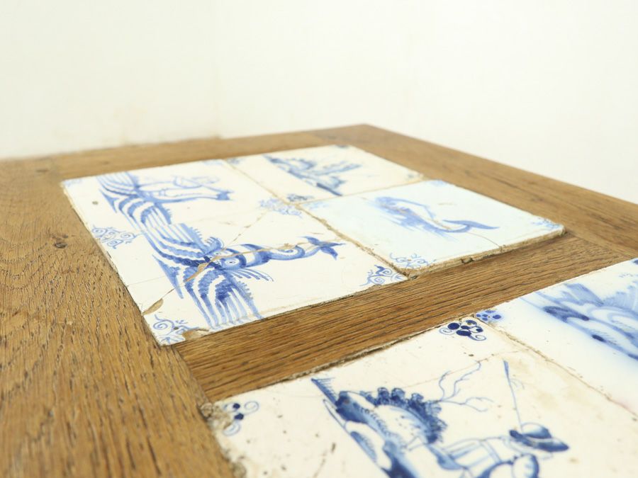 アンティーク家具 タイルトップコーヒーテーブル