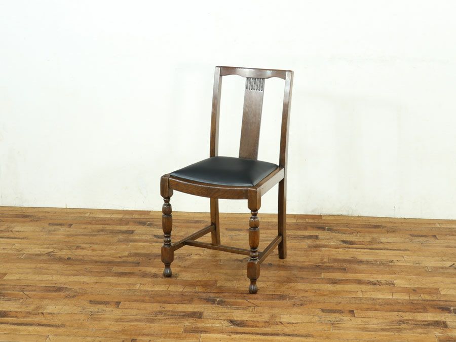 アンティーク家具 張替済チェア*4 59177