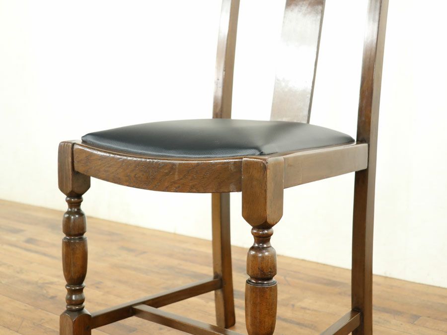 アンティーク家具 張替済チェア*4 59177