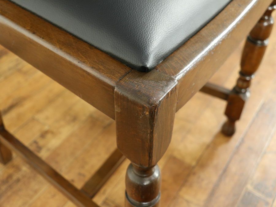 アンティーク家具 張替済チェア*4 59177