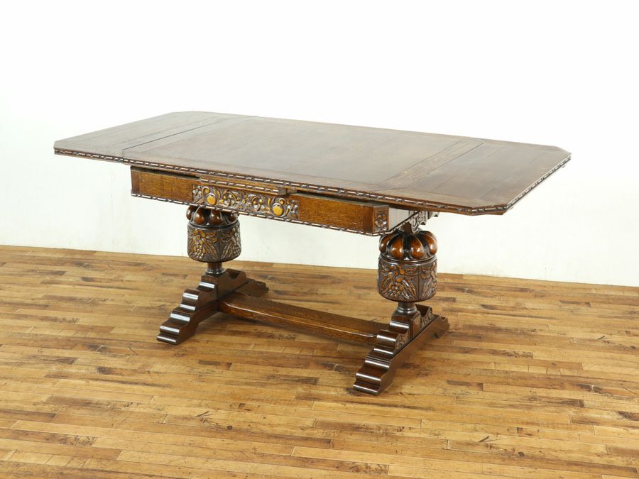 ドローリーフテーブル　アンティークフレックス