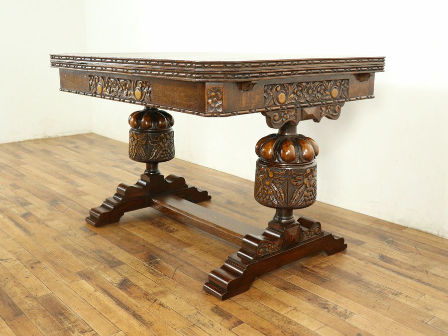 ドローリーフテーブル　アンティークフレックス