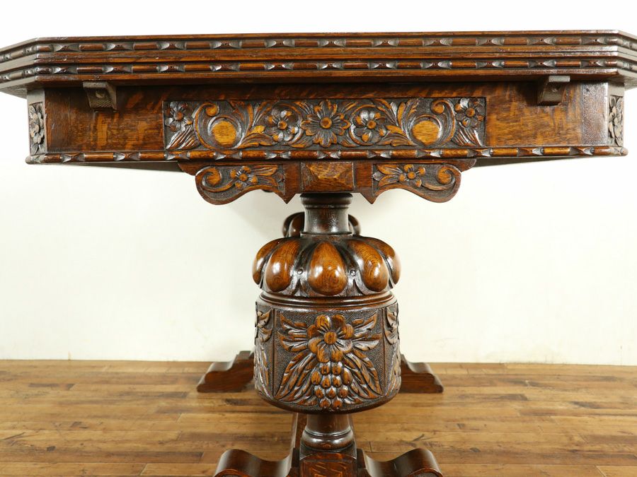 ドローリーフテーブル　アンティークフレックス