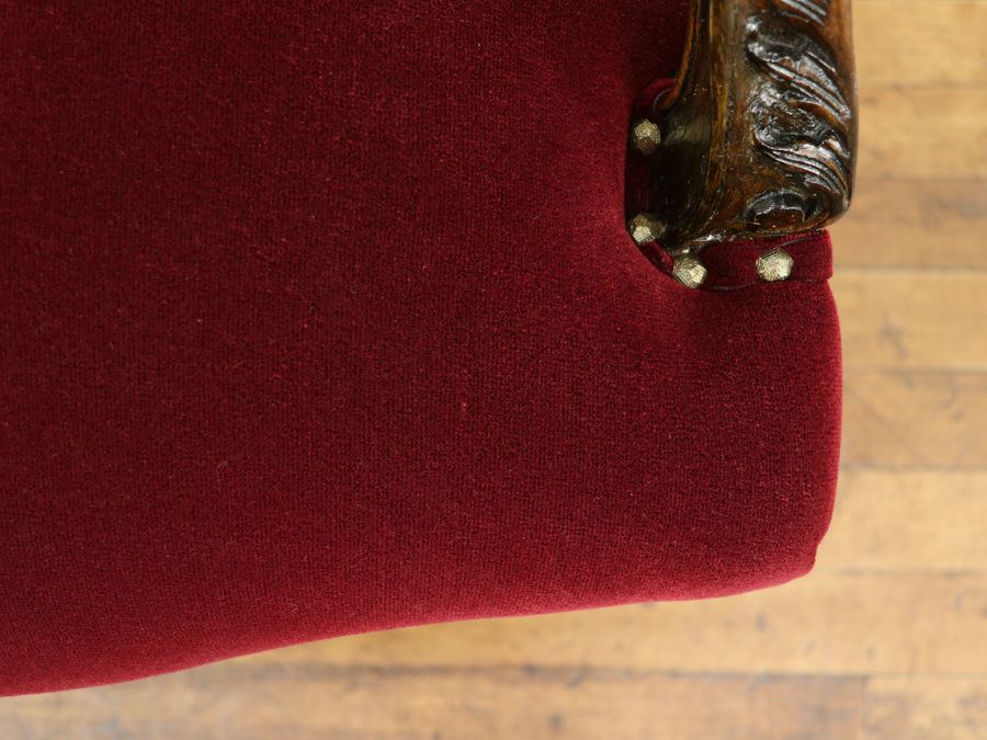 アンティーク家具 張替済アームチェア 64802c