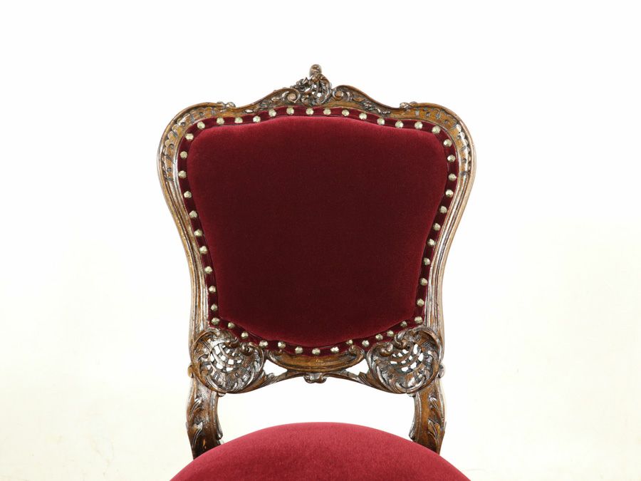 アンティーク家具 張替済チェア 64802d