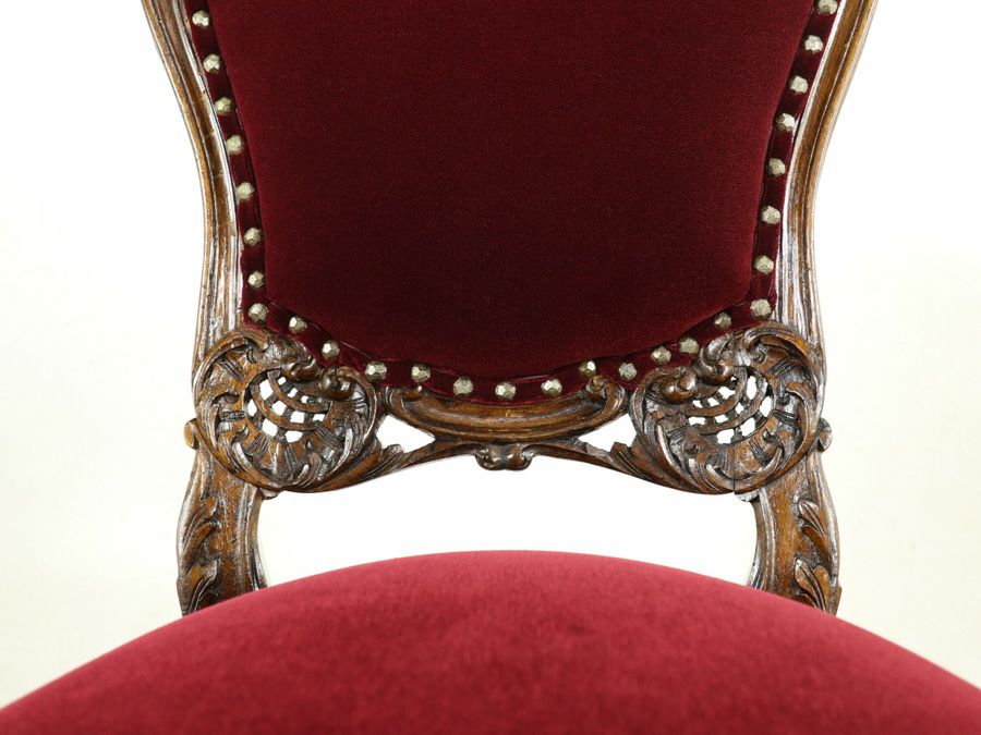 アンティーク家具 張替済チェア 64802d