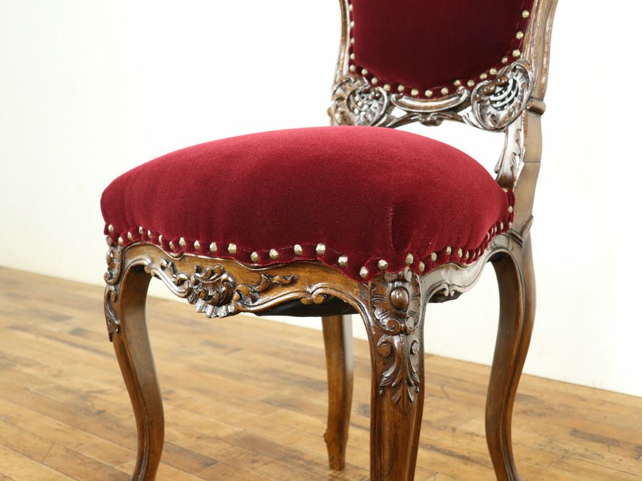 アンティーク家具 張替済チェア 64802d