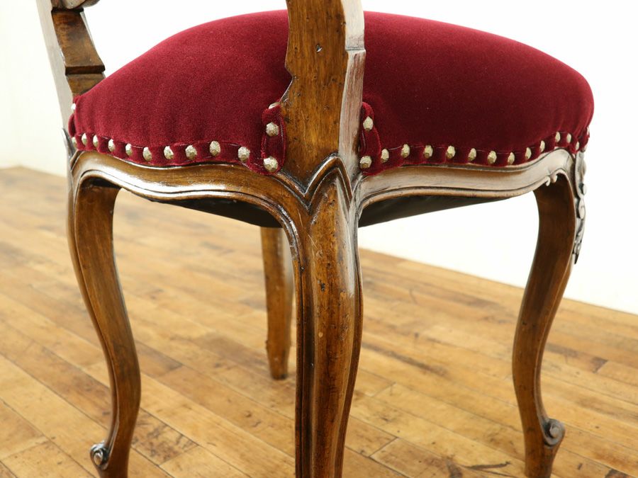 アンティーク家具 張替済チェア 64802d