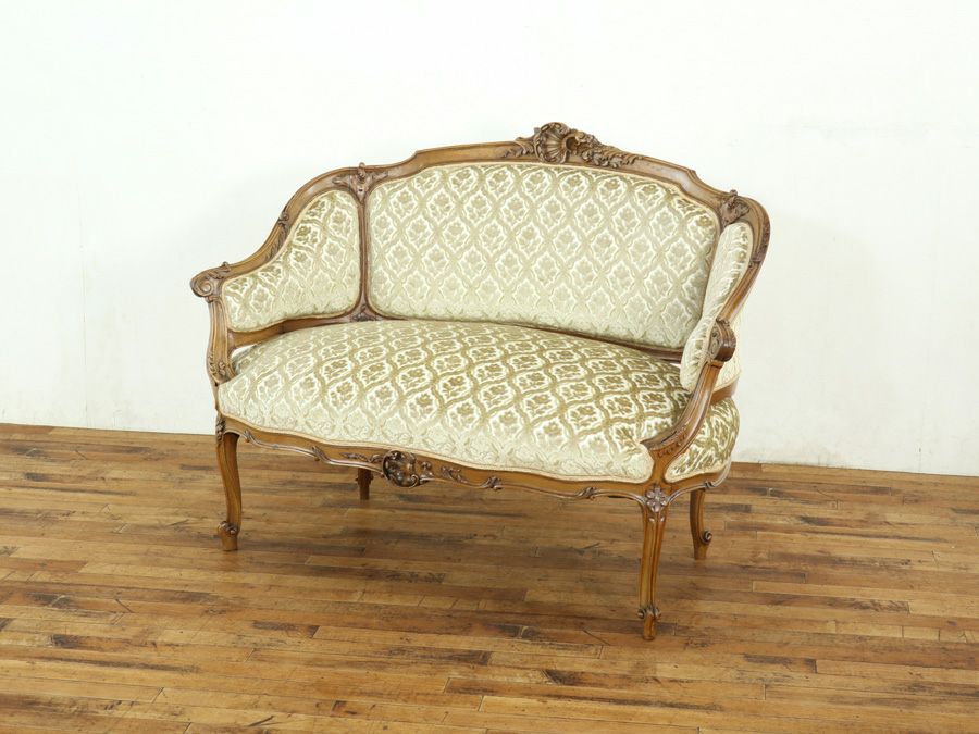 アンティーク家具 張替済ソファ 64895a