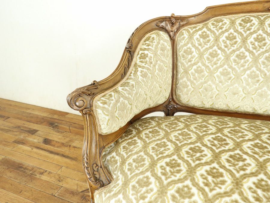 アンティーク家具 張替済ソファ 64895a