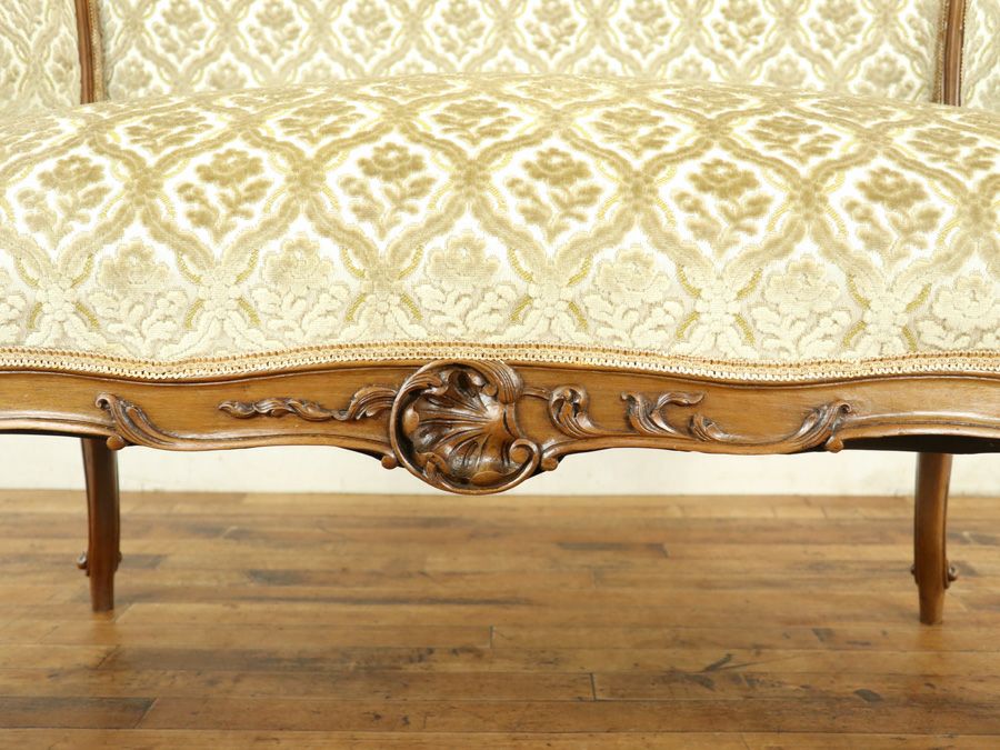 アンティーク家具 張替済ソファ 64895a