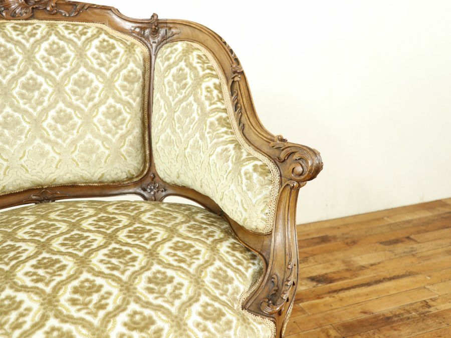 アンティーク家具 張替済アームチェア 64895b